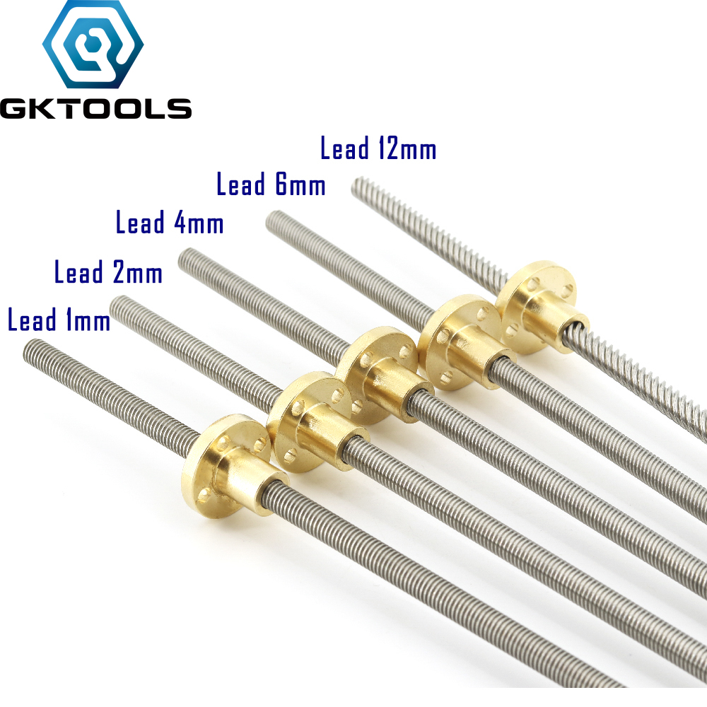 Lead Screw 8Mm - Thép Không Gỉ 304 T8 Dài
