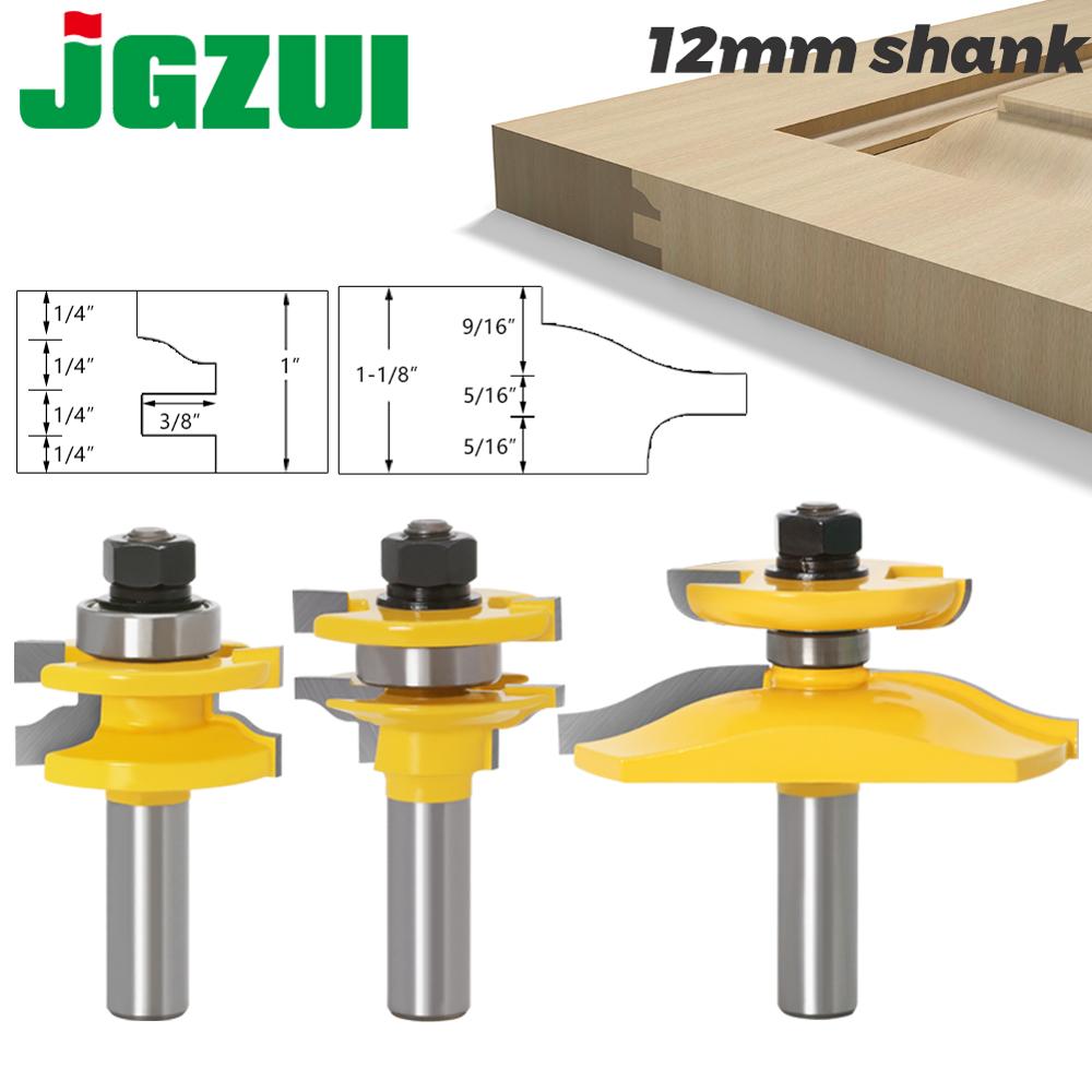 End Mill Set - 3 12Mm Vỏ Đường Sắt &