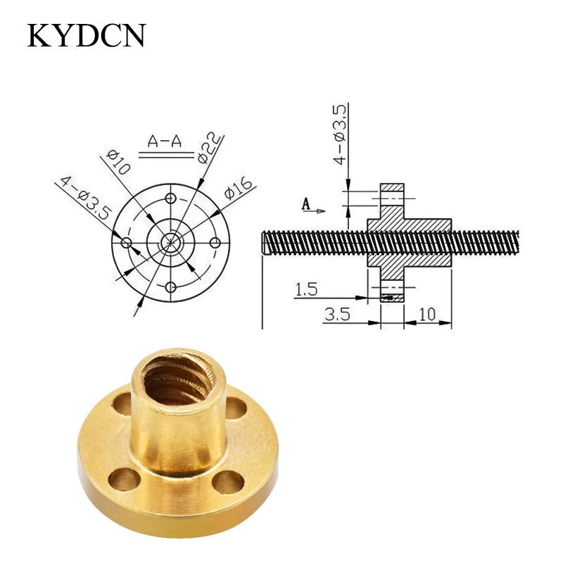 T8 Lead Screw Stainless Steel  - đánh giá và giá Lead Screw 8Mm