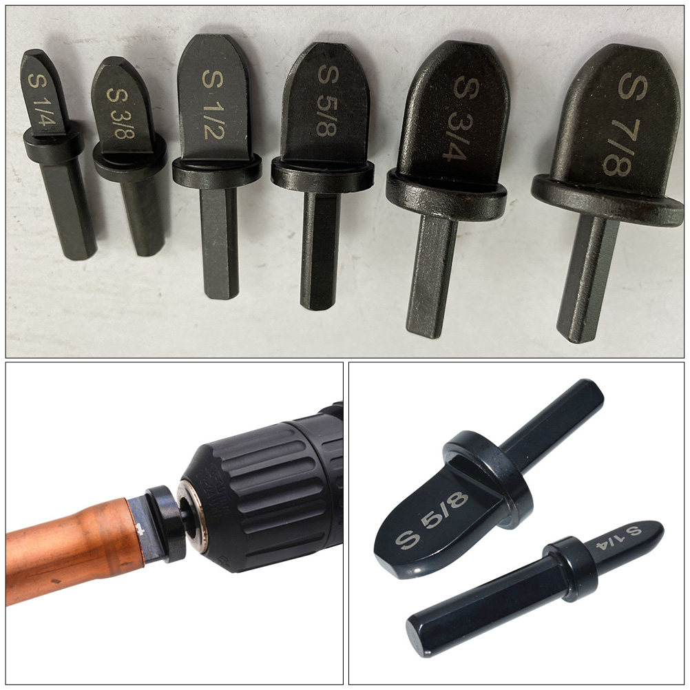 6Pcs Copper Pipe Swaging Drill - đánh giá và giá Drill Bit Set