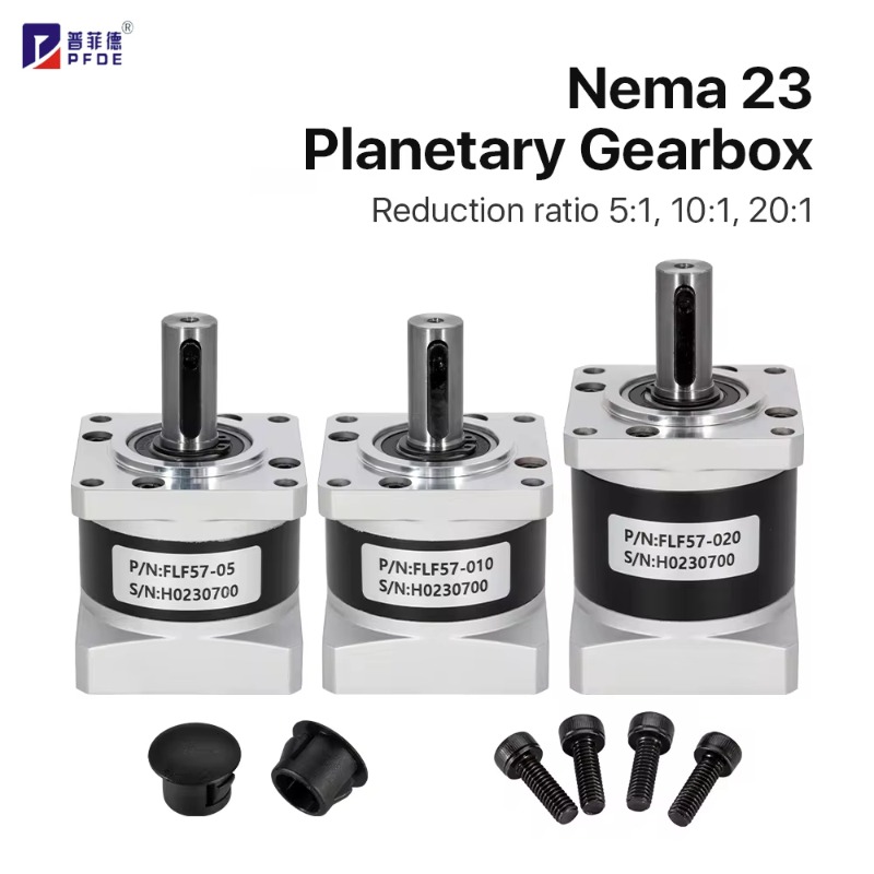 FLF57-05 Nema 23 Planetary Gea - đánh giá và giá Nema23 Stepper