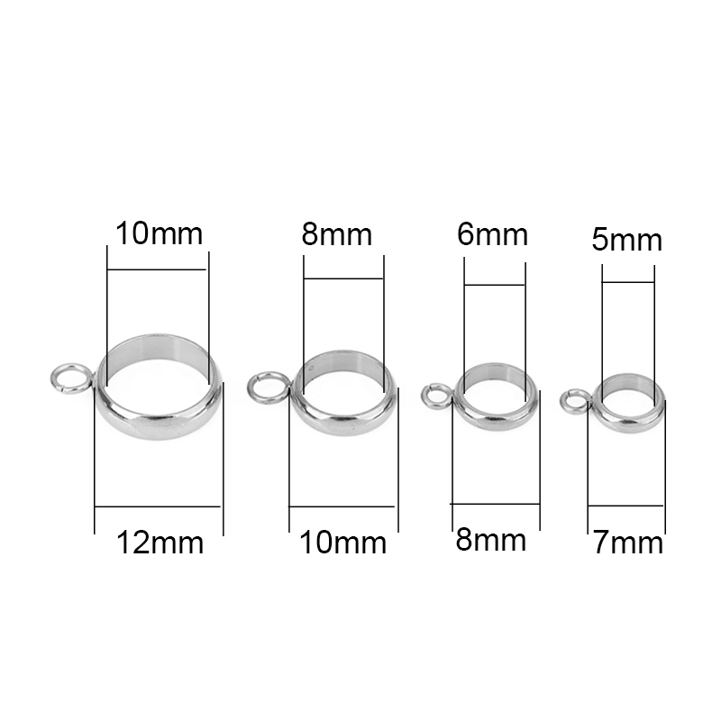 20pcs PVD Never Fade Stainless - đánh giá và giá Coupling 8Mm