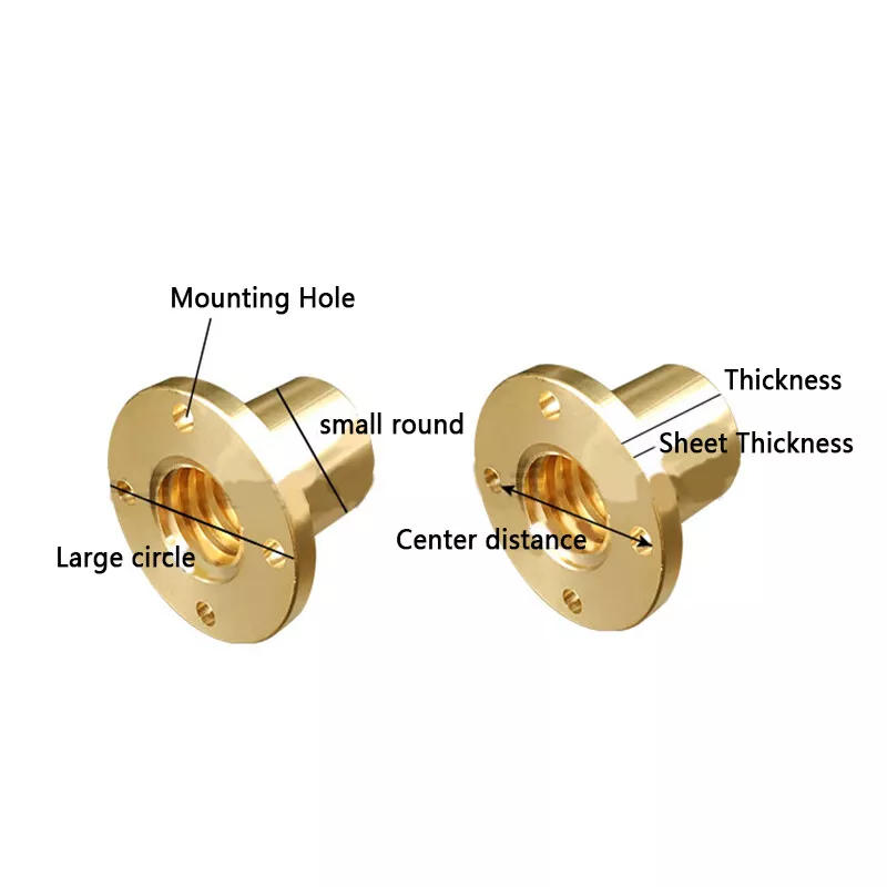 1pcs T6 lead Screw Round Flang - đánh giá và giá Lead Screw 8Mm