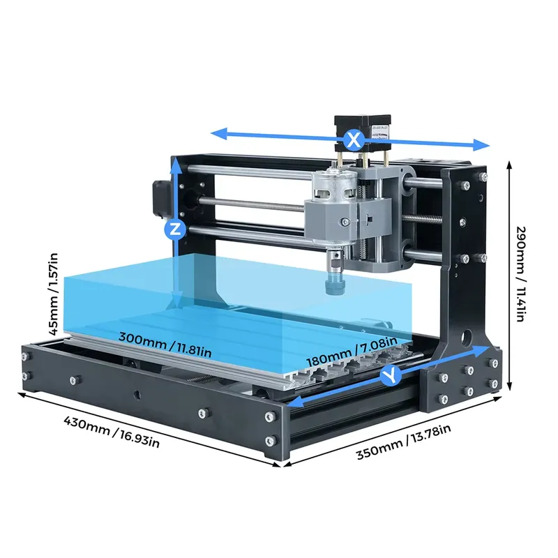 TWOTREES CNC 3018 Router Alumi - đánh giá và giá 3018 Aluminium Cnc
