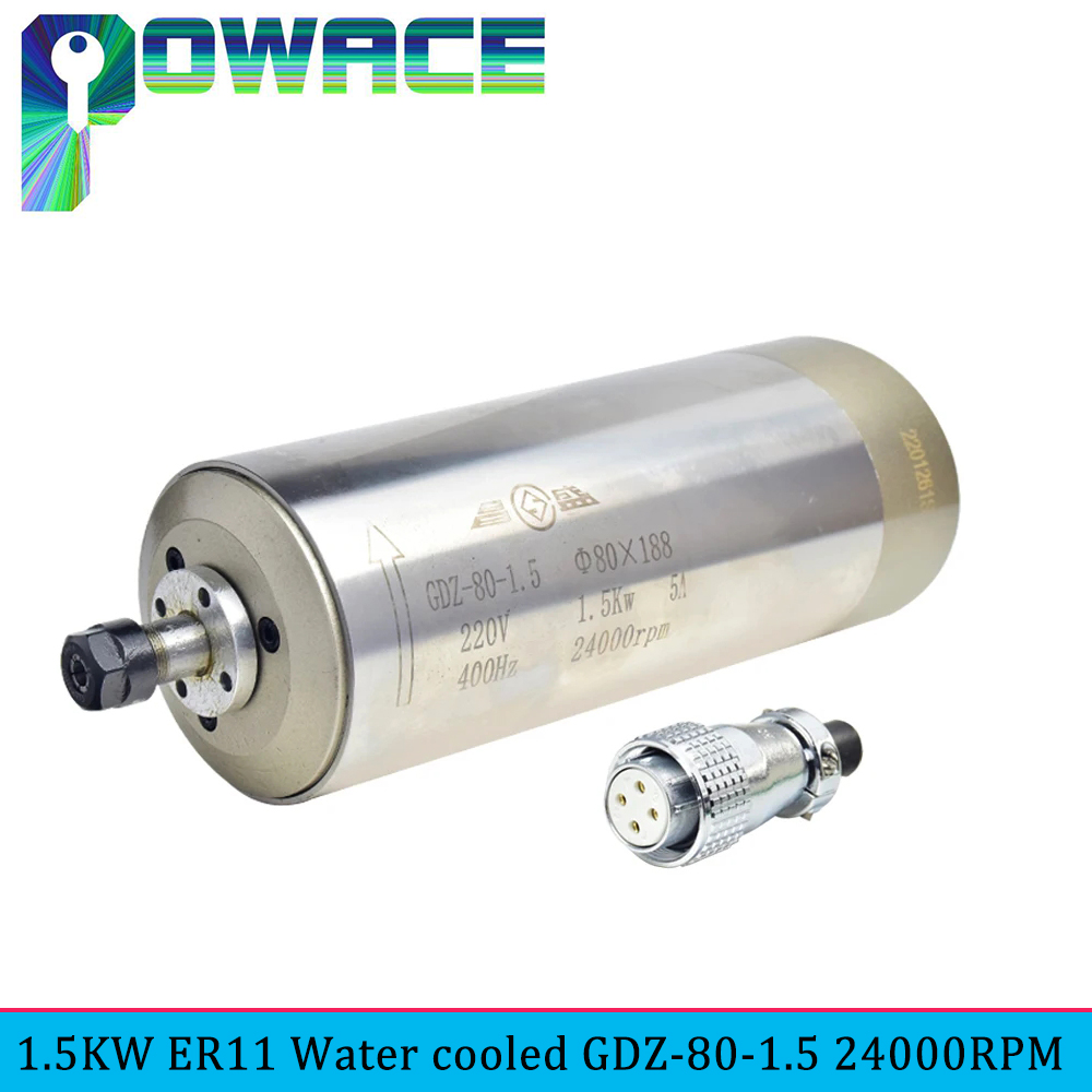 GDZ-80 1.5KW ER11 CNC Water Co - đánh giá và giá Water Cooled Spindle