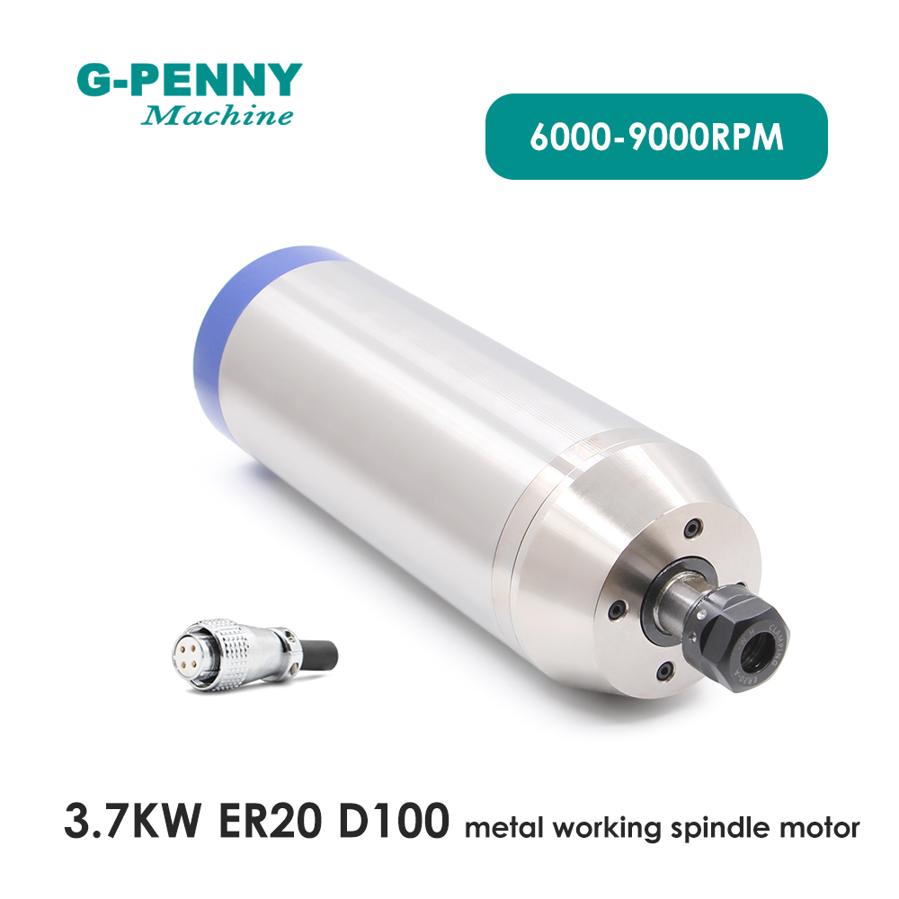 G-PENNY  3.7kw ER20 Metal Work - đánh giá và giá Water Cooled Spindle