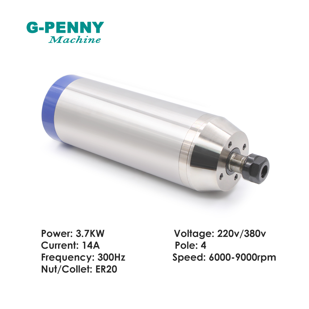 G-PENNY  3.7kw ER20 Metal Work - đánh giá và giá Water Cooled Spindle